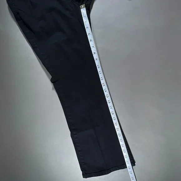 Signature by‎ Levi Strauss Black Jeans At Waist Bootcut Size Misses 14 Short - Picture 7 of 15